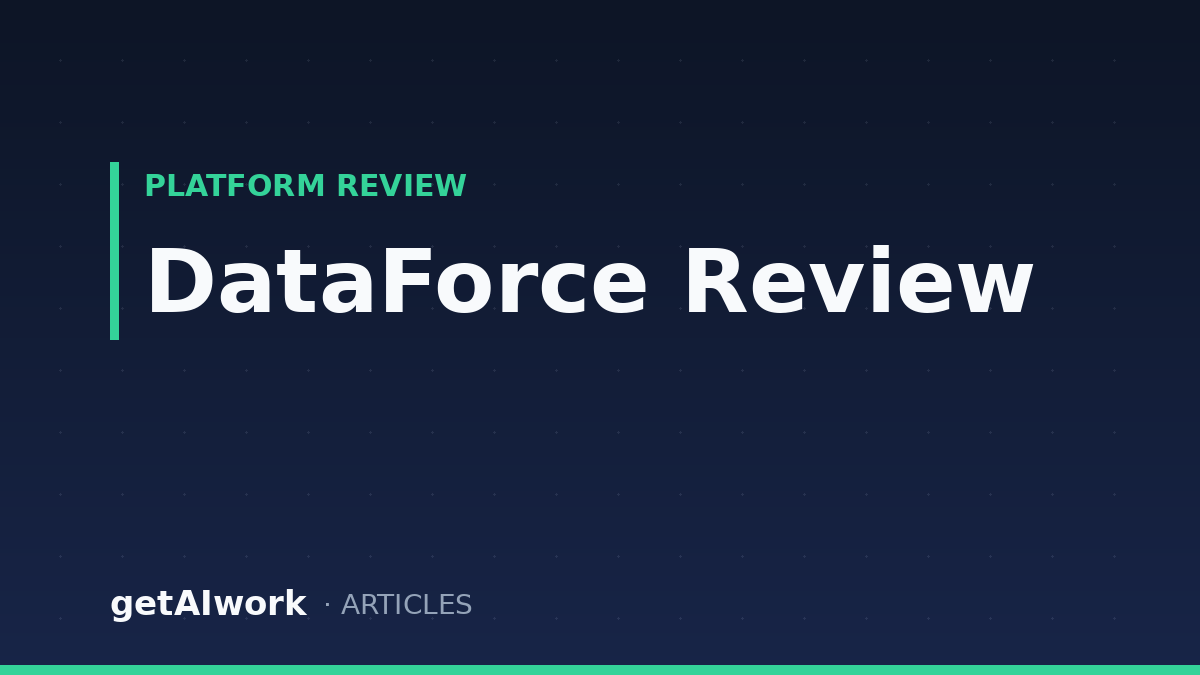 DataForce Review | getAIwork