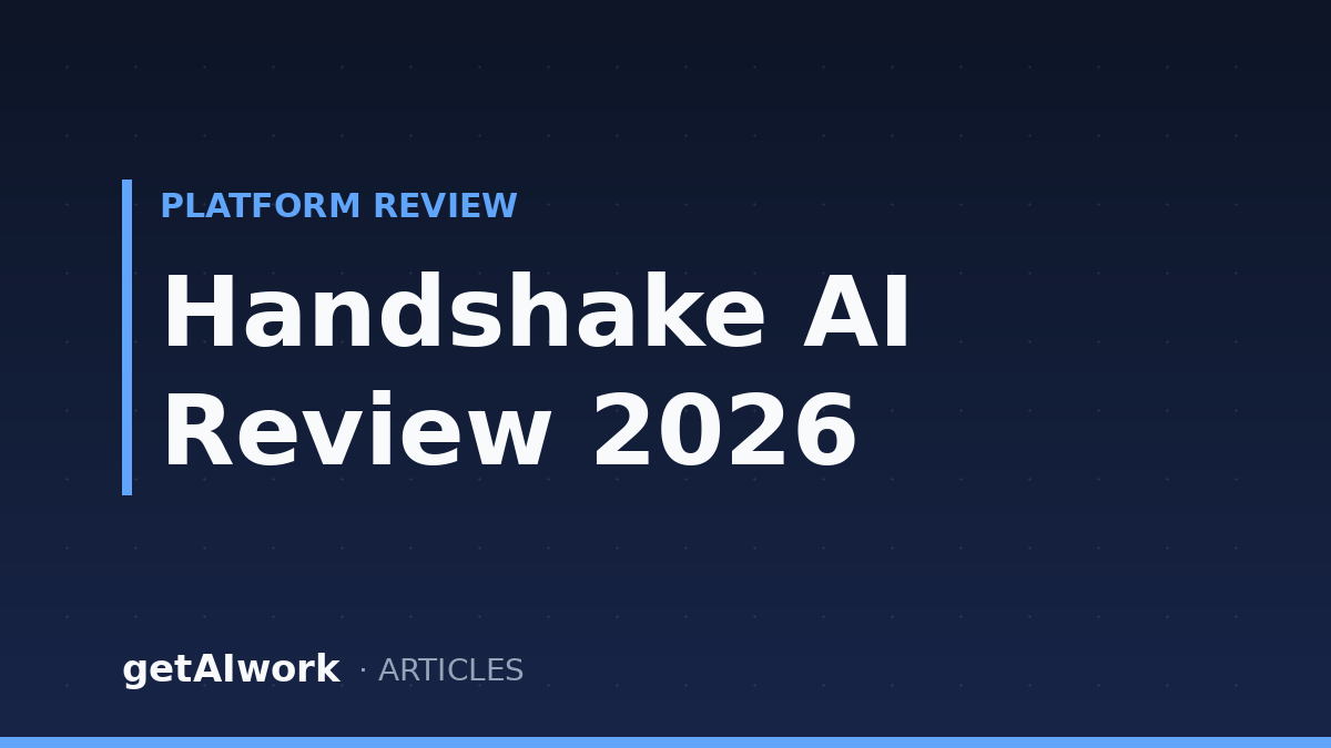 Handshake AI Review 2026: Who Qualifies and What It Lists