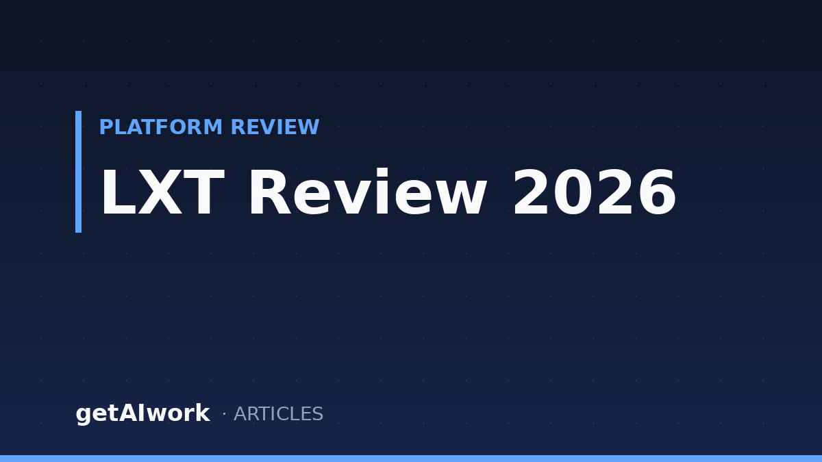 LXT Review 2026: Where Contributors Actually Sign Up