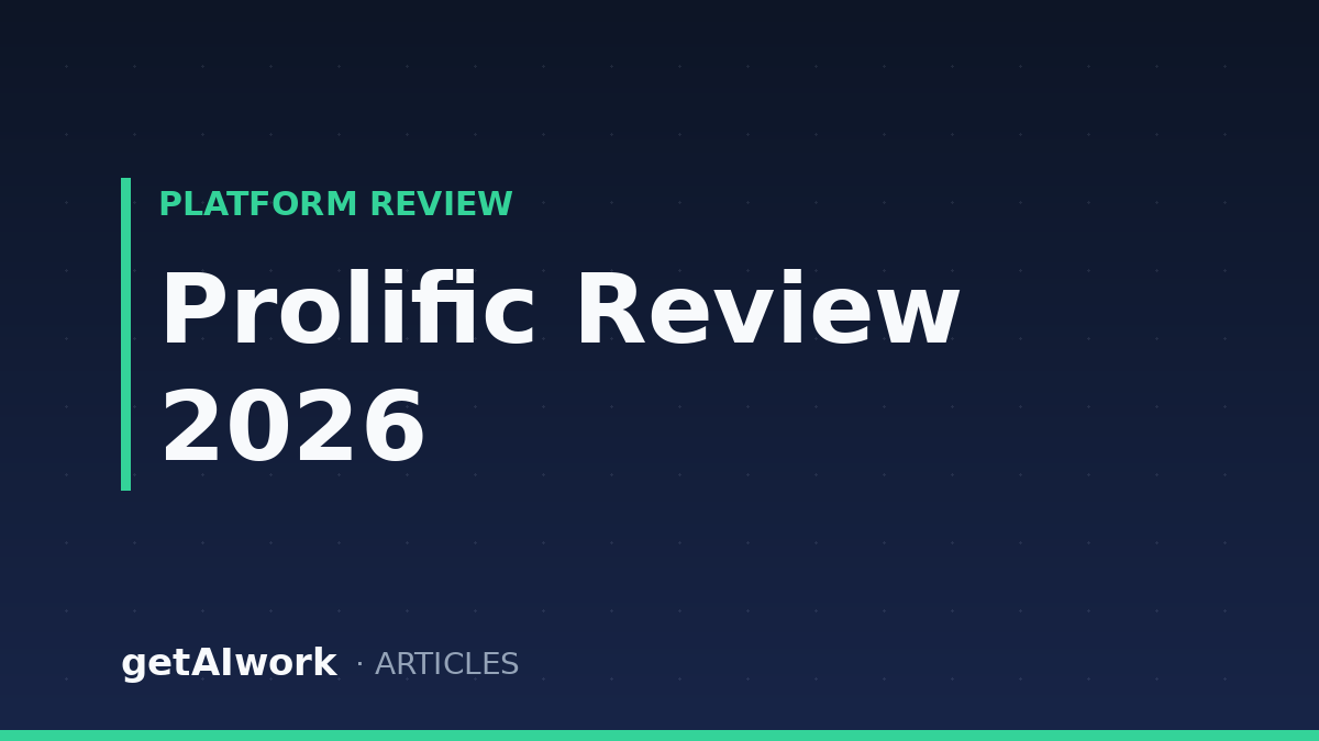Prolific Review 2026