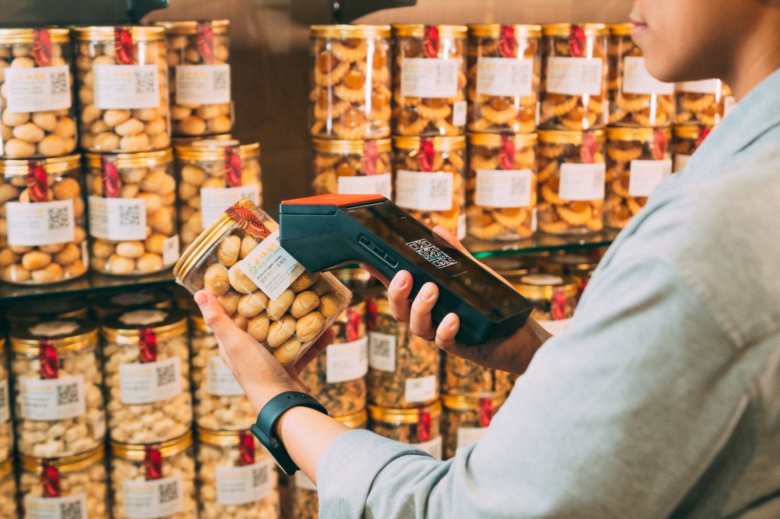Ads assessor work requires a smartphone and a barcode scanner app